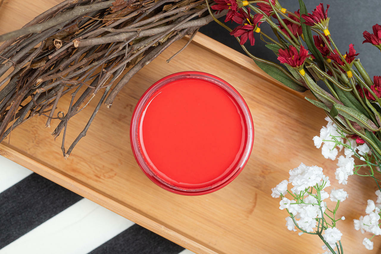 Chalk Mineral Paint- Honky Tonk Red